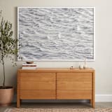 "Under the surface" - Art Print in Silver by Lisa Sundin - In a Room