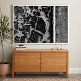 "Foam" - Art Print in Black & White by Stephanie Brown - In a Room