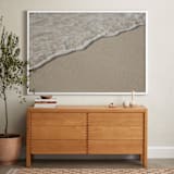 "A Kiss Upon" - Art Print in Natural by DENiSE CREW. - In a Room