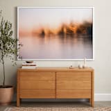 "Lake dreams" - Art Print in Warm Neutral by Jacquelyn Sloane Siklos - In a Room