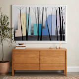 "Cantilever 2" - Art Print in Charcoal by Sara Joy - In a Room