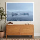 "Glacier" - Art Print in Ice by Nam Bourassa - In a Room
