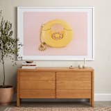"Call Me Maybe 2" - Art Print in Baby Pink by Deborah Chou - In a Room