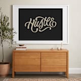 "Hustle" - Art Print in Street by Erin L. Wilson - In a Room
