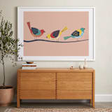 "Out on a Limb" - Art Print in Sunset by Wild Lily Designs - In a Room