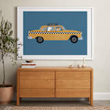 "New York" - Art Print in Taxi by Jenna Holcomb - In a Room