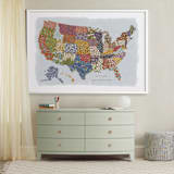 "USA in Bloom" - Art Print in Provincial by Jenna Holcomb - In a Room