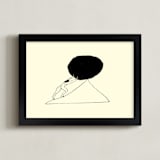 "Hard Rock" - Art Print in Parchment by Elliot Stokes - Framed
