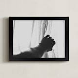 "Let the light in" - Art Print in Black and white by Catherine Culvenor - Framed