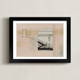 "But Leave the Keys" - Art Print in Notebook by Maja Cunningham - Framed