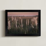 "Pampas grass" - Art Print in Sunset by Lucia Coppola - Framed