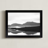 "the loch" - Art Print in Black and White by Kamala Nahas - Framed