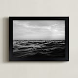 "Lost At Sea" - Art Print in black and White by Cade Cahalan - Framed