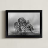 "in the rain" - Art Print in Stormy by Crystal Lynn Collins - Framed