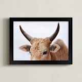 "Nelly Dean" - Art Print in Copper by Amy Carroll - Framed