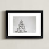 "liver bird" - Art Print in black and white by Stacy Cooke - Framed