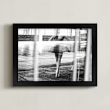 "Musing of Synchronicity" - Art Print in Black & White by Zanne Bedore - Framed