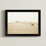 "Wild and Free" - Art Print in Dusty Road by Robin Ott - Framed