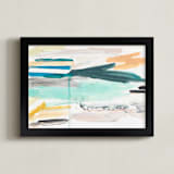 "Parisian Street Style II" - Art Print in parisian sky by Lauren Packard - Framed
