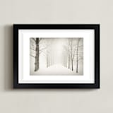 "Winter Journey" - Art Print in Sepia by Gabrial Reising - Framed