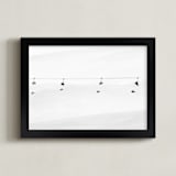 "Into the white" - Art Print in grey by Massimiliano Massimo Borelli - Framed