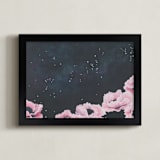 "Awakening" - Art Print in Blush by Emily Magone - Framed