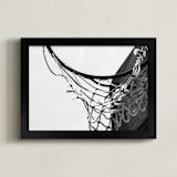 "Hoop Dreamin'" - Art Print in Analog by Jennifer Mckinnon Richman - Framed