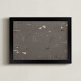 "Room" - Art Print in Grey by Shiho Whitehead - Framed