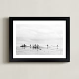 "The fishermen 1" - Art Print in black and white by Eliane Lamb - Framed