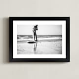 "Skimming through Summer" - Art Print in Black & White by Kate Dailey - Framed