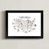 "Pirate Map" - Art Print in Ahoy by Jessie Steury - Framed
