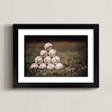 "For The Big Game 1" - Art Print in Field by Janet Cruz - Framed