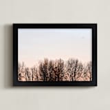 "Evening Light" - Art Print in Azure by Lisa Assenmacher - Framed