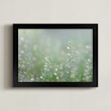 "Spring on the Horizon" - Art Print in Fresh Green by studio SYLVO - Framed