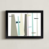 "Illumination" - Art Print in Wheat by Lisa Samartino Design - Framed