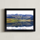 "Spegilmynd" - Art Print in Moss Green by Miranda Mol - Framed