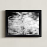 "In and out of focus" - Art Print in soft grey by Alexis Arnold - Framed