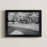"WowWow" - Art Print in Black by Jeff Preuss - Framed