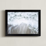 "Jellyfish I" - Art Print in blue stone by Lying on the grass - Framed