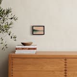 "Quiet Cove" - Art Print in Peach by Lindsay Megahed - In a Room