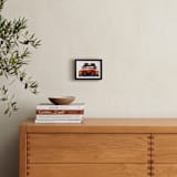 "Surfing Since 1955" - Art Print in Chili Pepper by Carole Crohan - CaroleeXpressions - In a Room