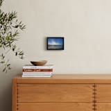 "Reflection II" - Art Print in white-blue by NSMARK - In a Room