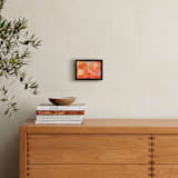 "Waltzing" - Art Print in red and white by NSMARK - In a Room