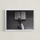 "Book I" - Art Print in Coal by Keely Norton Owendoff - Framed