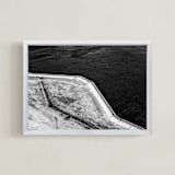 "Study of negative #2" - Art Print in pitch black by Van Tsao - Framed