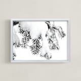"Caked 2" - Art Print in Snowy Shades by Calais A Le Coq - Framed