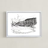 "North Beach 1" - Art Print in Black by IMG_101 - Framed