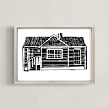 "Home Study 1" - Art Print in Ink by Akweley Creative - Framed