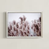 "Plumose" - Art Print in Natural by Robin Ott - Framed