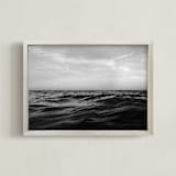 "Lost At Sea" - Art Print in black and White by Cade Cahalan - Framed